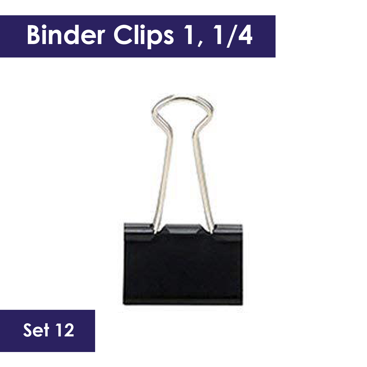 Binder Clips 1-1/4